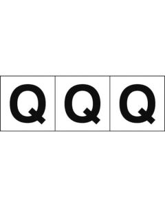Alphabet Sticker (english characters/white)