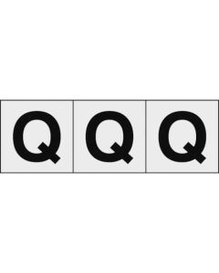 Alphabet Sticker (english characters/transparent)