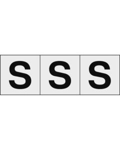 Alphabet Sticker (english characters/transparent)