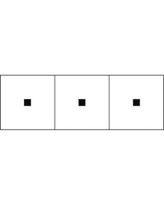 สติ๊กเกอร์ตัวอักษร 30 x 30 พื้นหลังขาว/ตัวอักษรดำ 3 แผ่น รวมส่ง