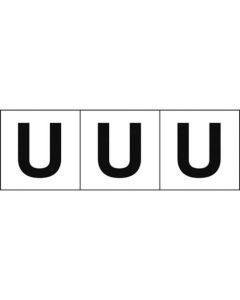 Alphabet Sticker (english characters/white)