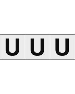 Alphabet Sticker (english characters/transparent)
