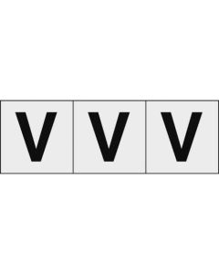 Alphabet Sticker (english characters/transparent)