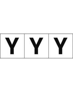 Alphabet Sticker (english characters/white)