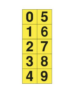 Number Sticker ชุดละ 1แผ่น