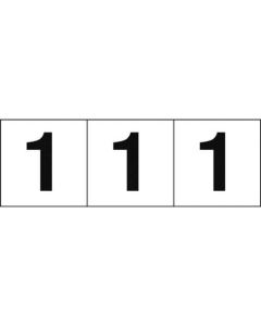 Numbers Sticker (white)