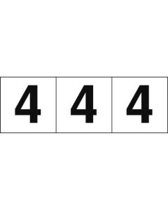Numbers Sticker (white)