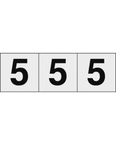 Number Sticker (transparent)