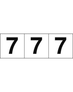 Numbers Sticker (white)