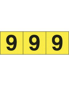 Number Sticker ชุดละ 3แผ่น