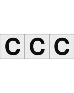 Alphabet Sticker (english characters/transparent)