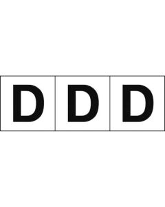 Alphabet Sticker (english characters/white)