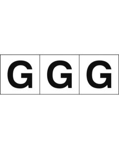 Alphabet Sticker (english characters/white)