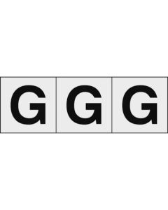 Alphabet Sticker (english characters/transparent)