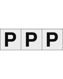 Alphabet Sticker (english characters/transparent)