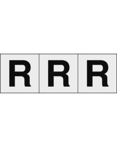 Alphabet Sticker (english characters/transparent)