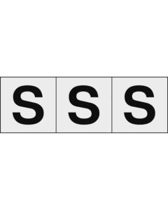 Alphabet Sticker (english characters/transparent)