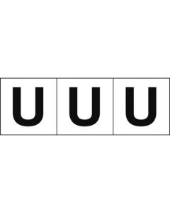Alphabet Sticker (english characters/white)