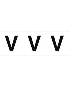 Alphabet Sticker (english characters/white)