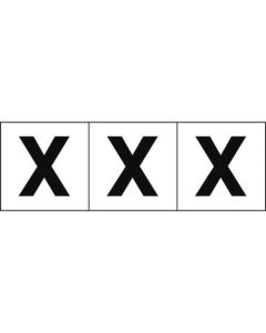 Alphabet Sticker (english characters/white)