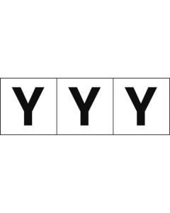 Alphabet Sticker (english characters/white)