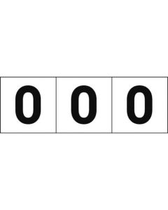 Numbers Sticker (white)