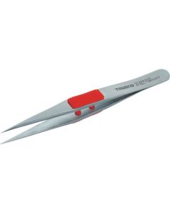 Stainless Steel Tweezers with Rubber Grip