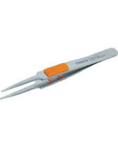 Stainless Steel Tweezers with Rubber Grip