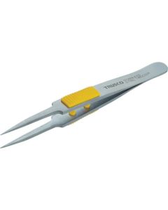 Stainless Steel Tweezers with Rubber Grip
