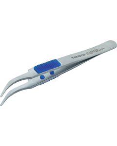 Stainless Steel Tweezers with Rubber Grip