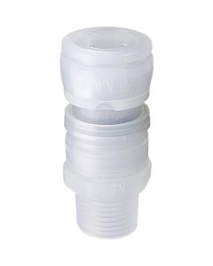 ซ็อกเก็ต/ช่องเสียบ เรซิ่น ติดตั้งด้านข้าง Rc (PT) 1/2 Jopla PP series