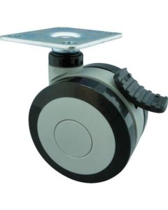 Plate type Dual Wheel Caster