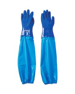 ถุงมือกันน้ำมันมีปลอกแขน ไซส์ M