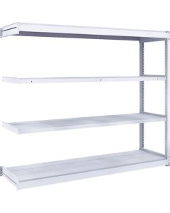 TUG ชั้นวางของน้ำหนักเบา/ปานกลาง 200 กก. การเชื่อมต่อ 1840x474xH1500 4 ขั้น