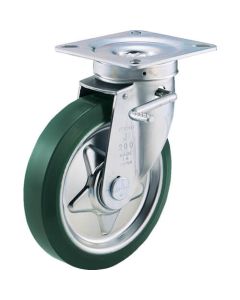 Plate Type Caster (pressed urethane wheel)