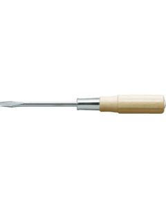 ไขควงปากแบนด้ามไม้แกนทะลุ SL7.0 x 125mm
