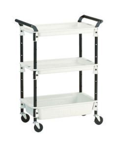 Tool Wagon Royal 654 x 361 x 887 ถาดลึก 1 x ถาดตื้น 2 White