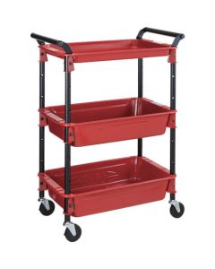 Tool Wagon Royal 586 x 320 x 833 ถาดลึก 2 x ถาดตื้น 1 Red