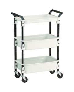 Tool Wagon Royal 586 x 320 x 833 ถาดลึก 2 x ถาดตื้น 1 White