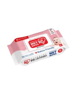 ทิชชู่เปียกอนามัย Babies Wet Wipes ผ้าเช็ดทำความสะอาดผิว สูตรไม่มีแอลกอฮอล์ แพ็ค 80แผ่น