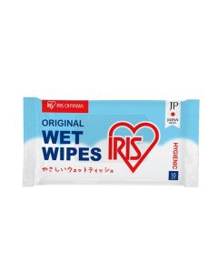 ทิชชู่เปียกอนามัย Hygienic Wet Wipe ผ้าเช็ดทำความสะอาดผิว สูตรแอลกอฮอล์ ฆ่าเชื้อโรค มีอโลเวล่า ให้ผิวชุ่มชื้น แพ็ค10แผ่น