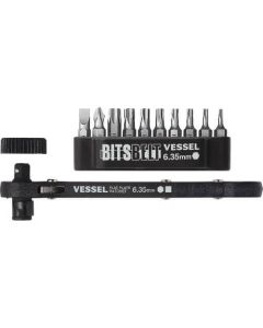 TX-11 ชุดไขควงออฟเซ็ตด้ามฟรี (8 Torx Bits / 2 Bits)