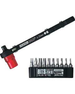 TX-11 ชุดไขควงออฟเซ็ตด้ามฟรีปลายแม่เหล้ก (8 Torx Bits / 2 Bits)