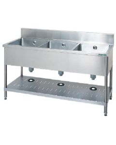 Double-basin Sinks (with Two Hoses) & Triple-basin Sinks (with Three Hoses) 1อัน