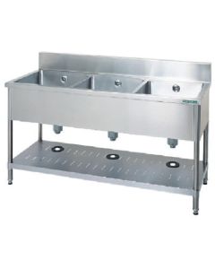 Double-basin Sinks (with Two Hoses) & Triple-basin Sinks (with Three Hoses) 1อัน