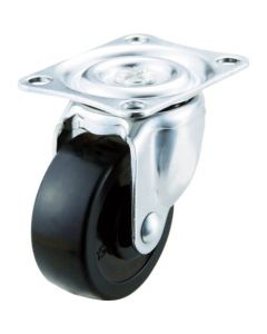 Plate Type Caster TYG Series (rubber wheel)  Flexible