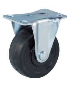 Plate Type Caster TYG Series (rubber wheel)  Fixed