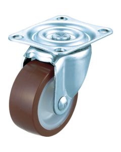 Plate Type Caster TYG Series (nylon wheel urethane tire)  Flexible