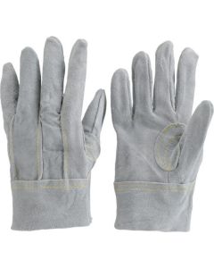 Oil Processed Cow Split Leather Gloves