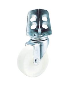 Angle Caster (nylon wheel) With flexible stopper